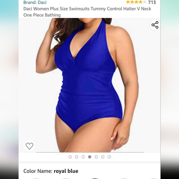 Daci tummy control bathing suit size 20 - Picture 2 of 3